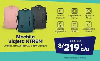 Hiraoka Mochila viajera xtrem oferta