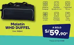 Hiraoka Maletín whd duffel oferta