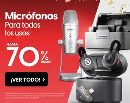 Coolbox Micrófonos para todos los usos oferta