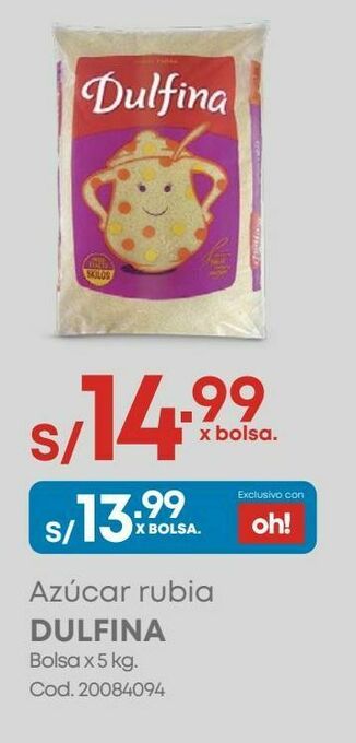 Makro Azúcar rubia dulfina 5kg oferta