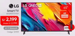Hiraoka Lg smart tv 65" oferta