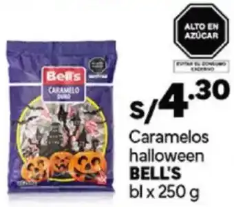 Plaza Vea Bell's caramelos halloween oferta