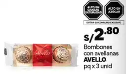 Plaza Vea Avello bombones con avellanas oferta