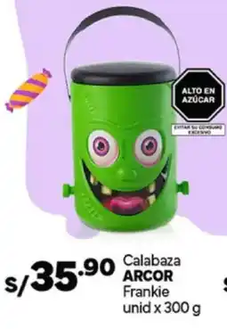 Plaza Vea Arcor calabaza frankie oferta