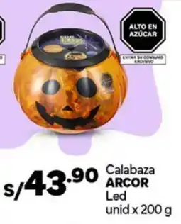 Plaza Vea Arcor calabaza led oferta