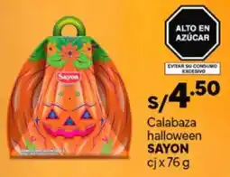 Plaza Vea Sayon calabaza halloween oferta