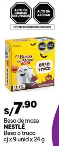 Plaza Vea Nestlé beso de moza beso o truco oferta