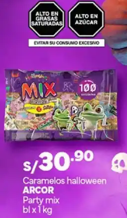 Plaza Vea Arcor caramelos halloween party mix oferta