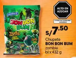 Plaza Vea Bon bon bum chupete zombie oferta