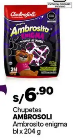 Plaza Vea Ambrosoli chupetes ambrosito enigma oferta