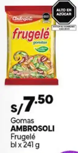 Plaza Vea Ambrosoli gomas frugelé oferta