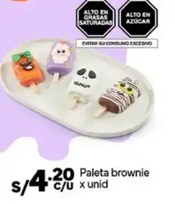 Plaza Vea Paleta brownie oferta
