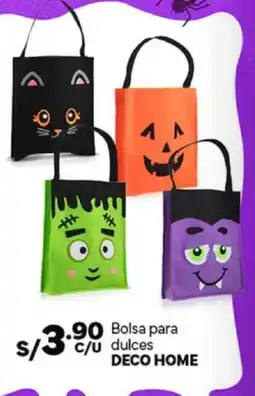 Plaza Vea Deco home bolsa para dulces oferta