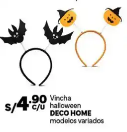 Plaza Vea Deco home vincha halloween modelos variados oferta