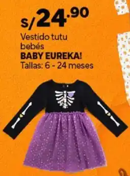 Plaza Vea Baby eureka! vestido tutu bebés oferta