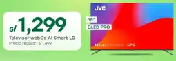 Tottus Lg televisor webos al smart 58" oferta