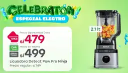 Tottus Ninja licuadora detect pow pro oferta