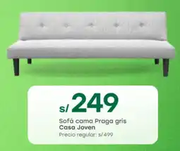 Tottus Casa joven sofá cama praga gris oferta