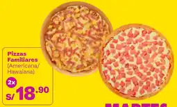 Tambo Pizzas familiares oferta