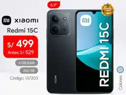 Hiraoka Xiaomi redmi 15c oferta