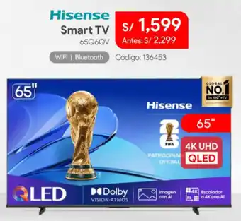 Hisense smart tv 65"
