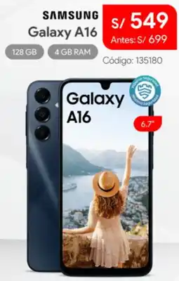 Hiraoka Samsung galaxy A16 oferta