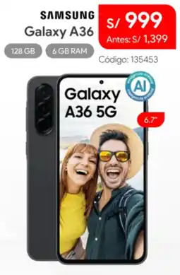 Hiraoka Samsung galaxy A36 oferta