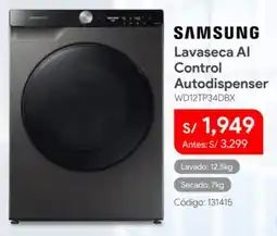 Hiraoka Samsung lavaseca al control autodispenser oferta