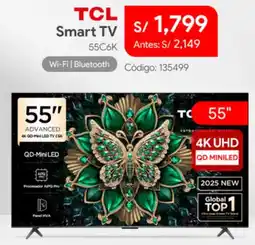 Hiraoka Tcl smart tv 55" oferta
