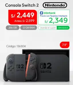 Hiraoka Nintendo consola switch 2 oferta