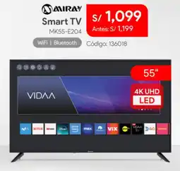 Hiraoka Miray smart tv 55" oferta