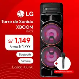 Hiraoka Lg xboom torre de sonido oferta
