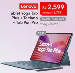 Hiraoka Tablet yoga tab plus+ teclado + tab pen pro oferta