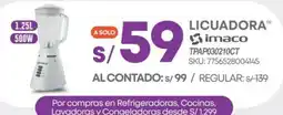 El Gallo Más Gallo Imaco licuadora TPAP030210CT oferta