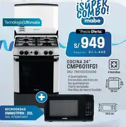 El Gallo Más Gallo Tecnología/ultimate cocina 24" CMP6011FG1 oferta