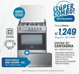 El Gallo Más Gallo Indurama cocina 32" cantabria oferta