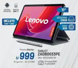 El Gallo Más Gallo Lenovo tablet ZADB0033PE oferta