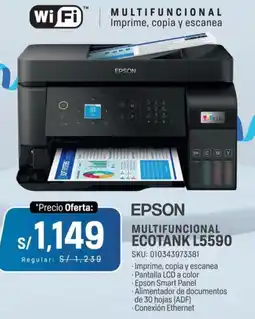 El Gallo Más Gallo Epson multifuncional ecotank L5590 oferta