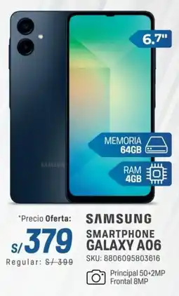 El Gallo Más Gallo Samsung smartphone galaxy A06 oferta