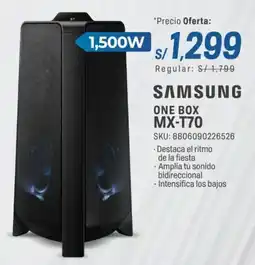 El Gallo Más Gallo Samsung one box mx-t70 oferta