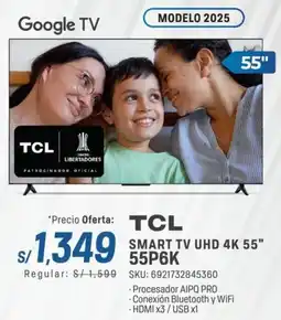 El Gallo Más Gallo Tcl smart tv uhd 4k 55" oferta