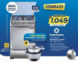 El Gallo Más Gallo Indurama cocina 24" + olla arrocera oferta