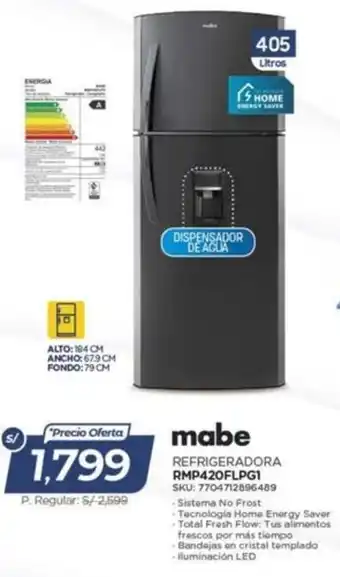Mabe refrigeradora