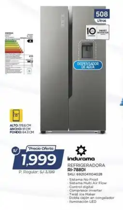 El Gallo Más Gallo Indurama refrigeradora oferta