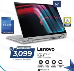 El Gallo Más Gallo Lenovo laptop 2 en 1 FLEX 5 oferta