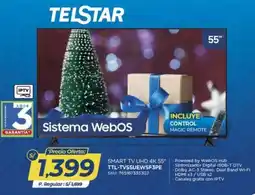 El Gallo Más Gallo Telstar smart tv uhd 4k 55" oferta