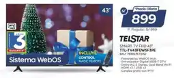 El Gallo Más Gallo Telstar smart tv fhd 43″ oferta