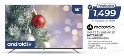 El Gallo Más Gallo Motorola smart tv uhd 4k 55" oferta