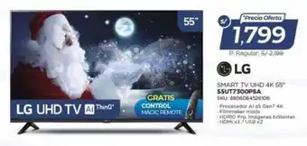 El Gallo Más Gallo Lg smart tv uhd 4k 55" oferta