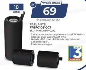 El Gallo Más Gallo Parlante TPBP010210CT oferta